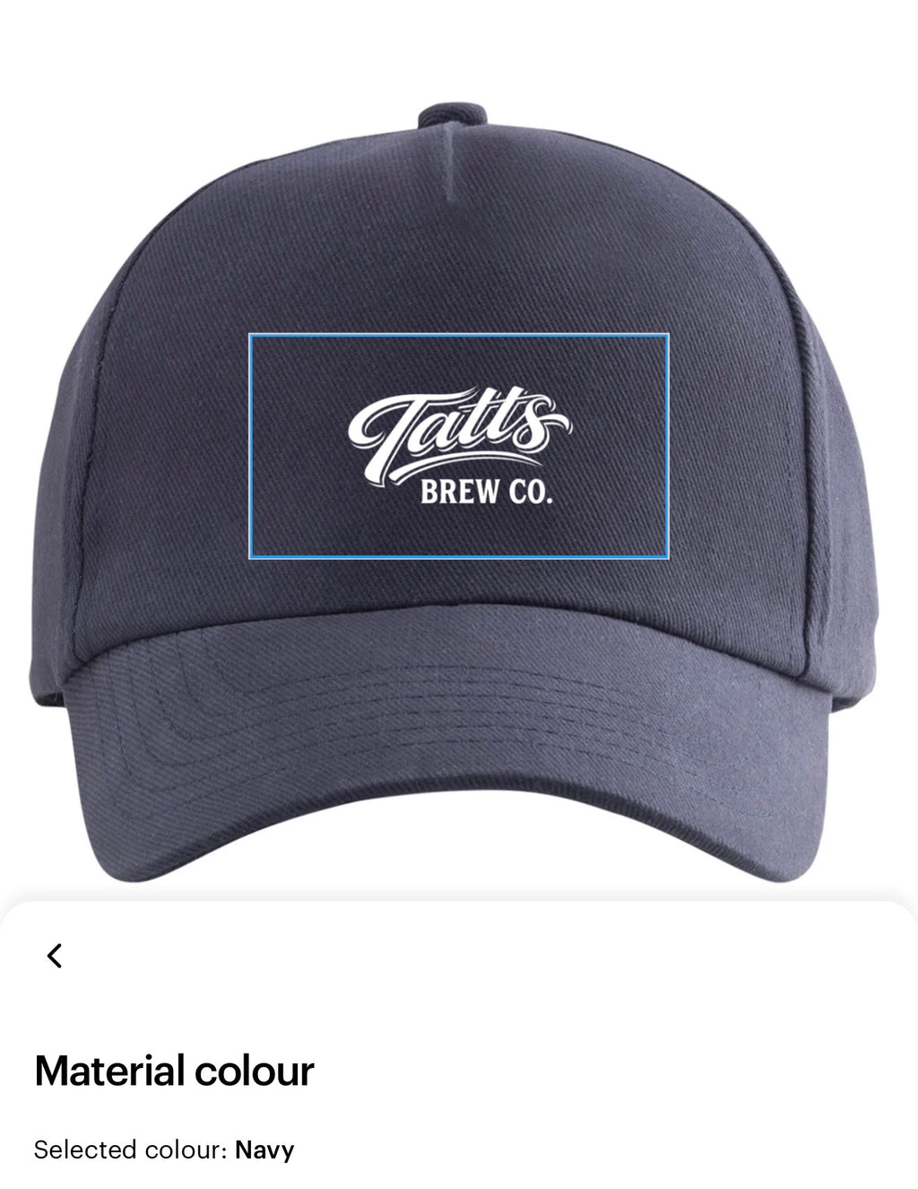 Tatts Brew Cap - printed logo