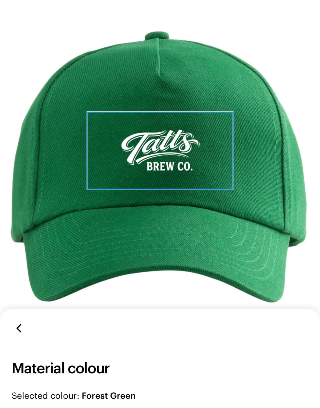 Tatts Brew Cap - printed logo