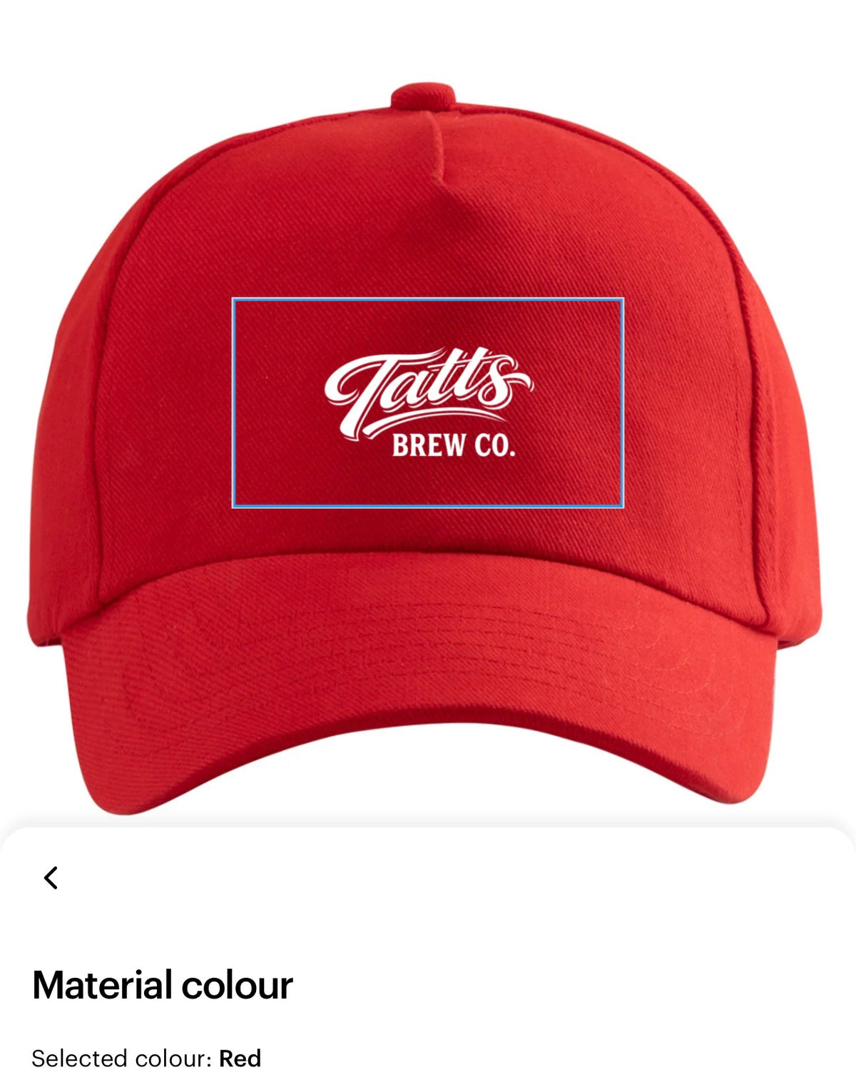 Tatts Brew Cap - printed logo