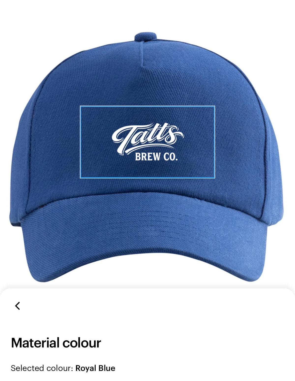 Tatts Brew Cap - printed logo